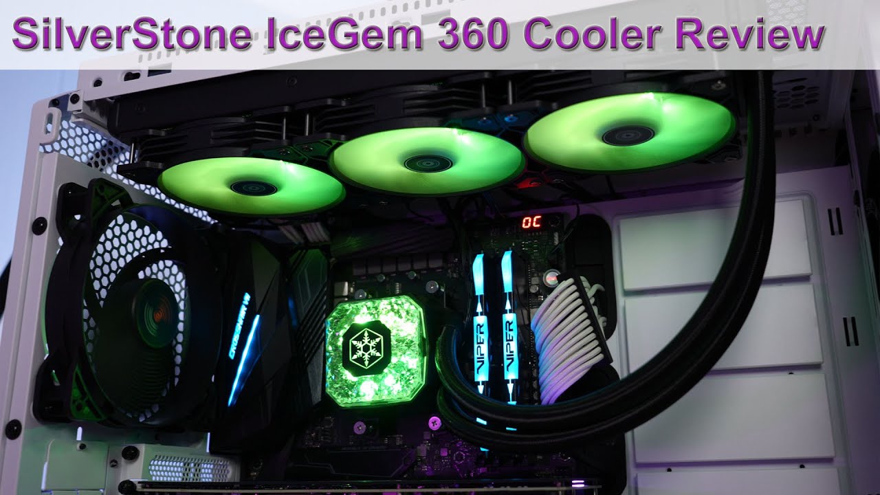 SilverStone IceGem 360 Liquid CPU Cooler Review - Does it Perform on the AM4 Platform?