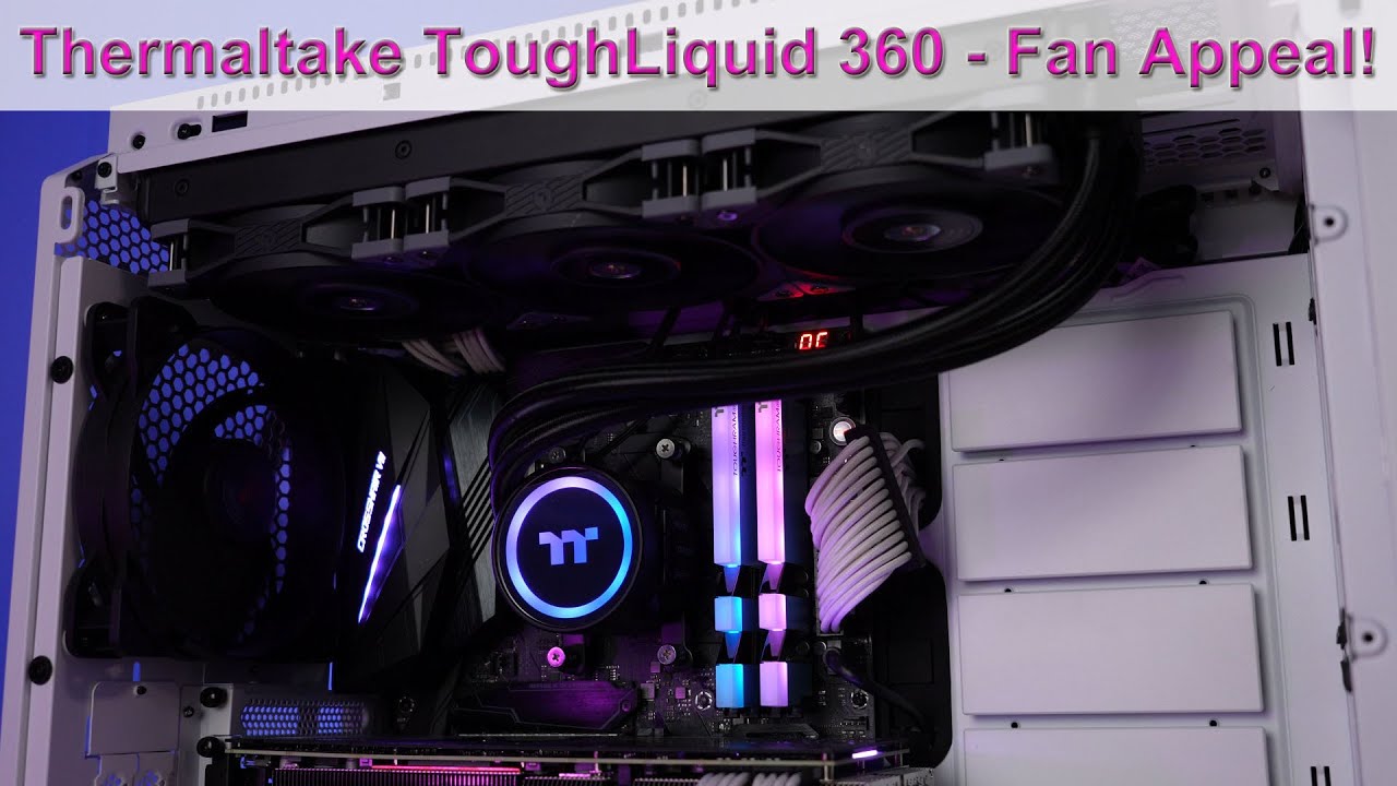 Thermaltake ToughLiquid 360 ARGB CPU Cooler Review - Killer Fans, but Worth the Price?!?