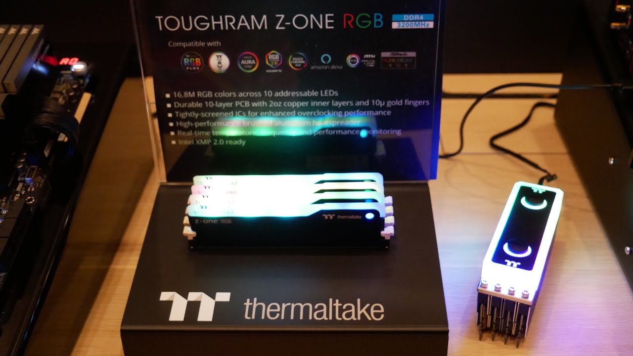 CES 2020: Thermaltake Debuts Faster ToughRAM RGB and New ToughRAM Z-One