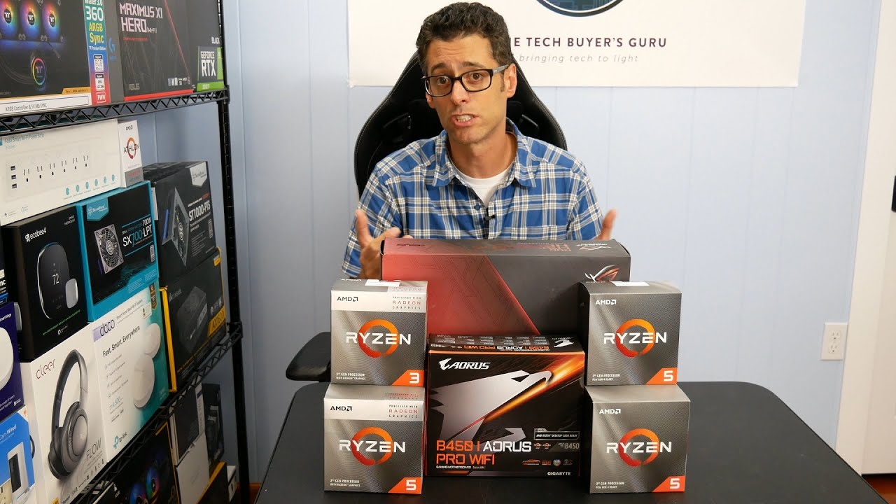 Unboxing AMD's Ryzen 3 3200G and Ryzen 5 3400G APUs