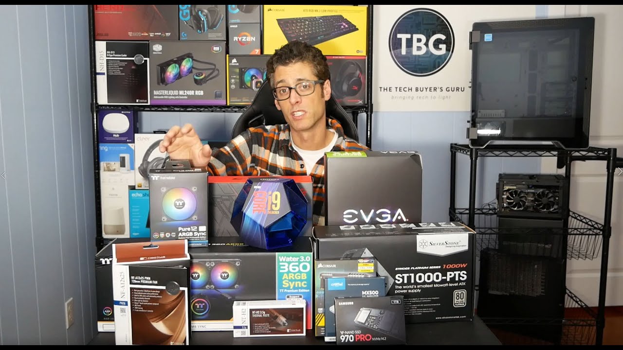 Preview of the 2019 PC Assembly Guide featuring Thermaltake, Samsung, SilverStone, and Noctua